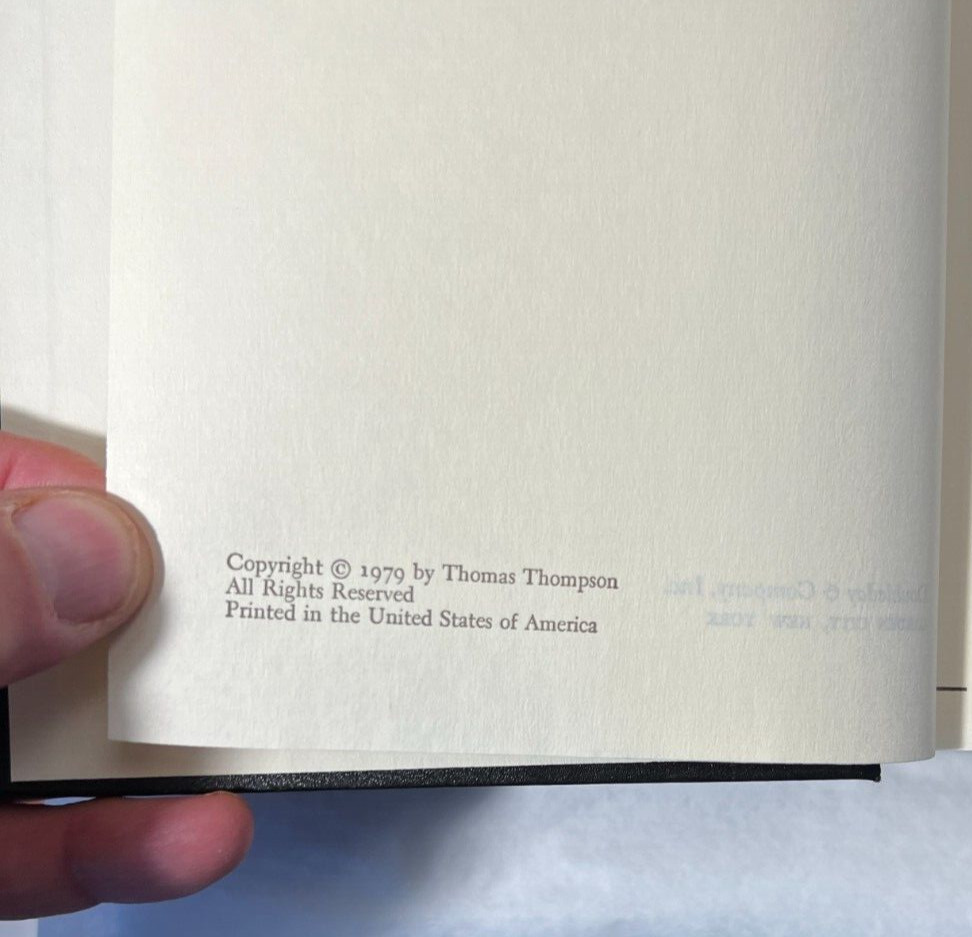 SERPENTINE by THOMAS THOMPSON - 1979 First Edition 1st Printing - Image 3