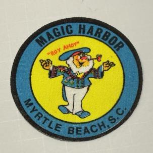 Vintage Magic Harbor Amusement Park Myrtle Beach South Carolina Cloth Patch