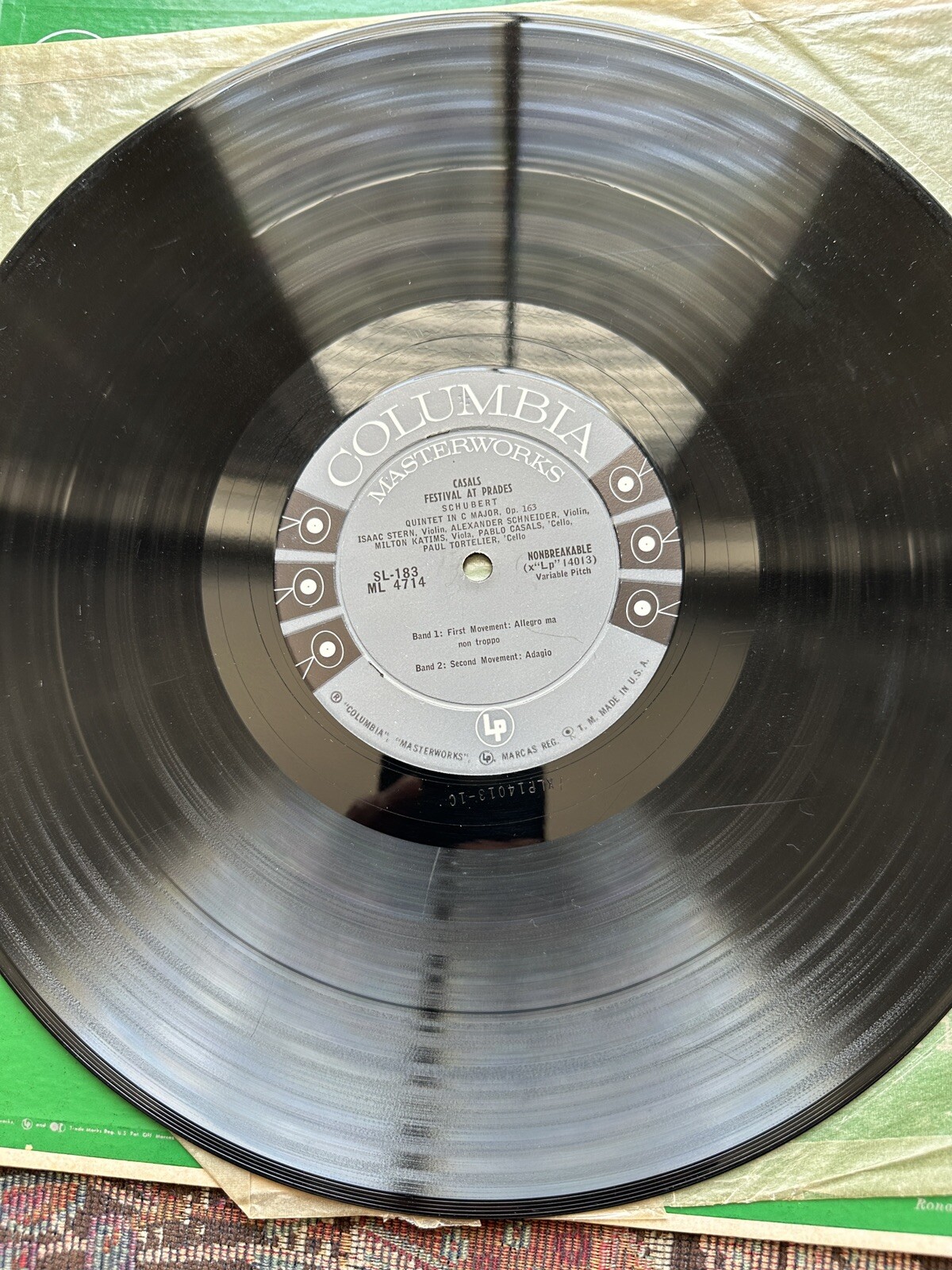 Schubert Quintet In C Major Op 163 - Casals Festival ML 4714 - Six Eye - Image 5