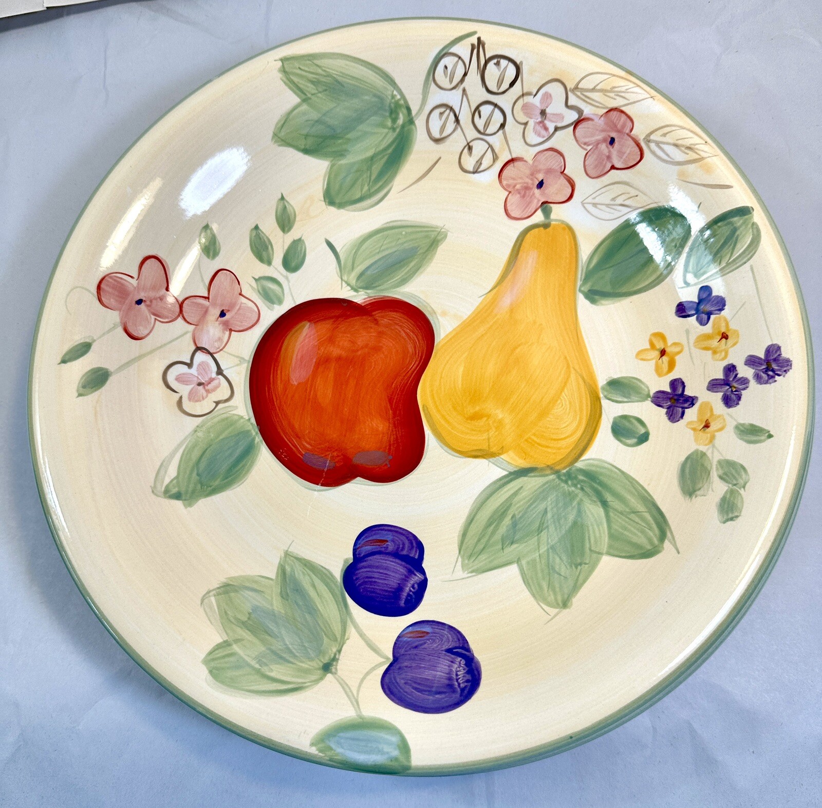 Set of Four (4) Gibson Everyday Fruit Grove Dinner Plates - NWOT, Unboxed - Image 8