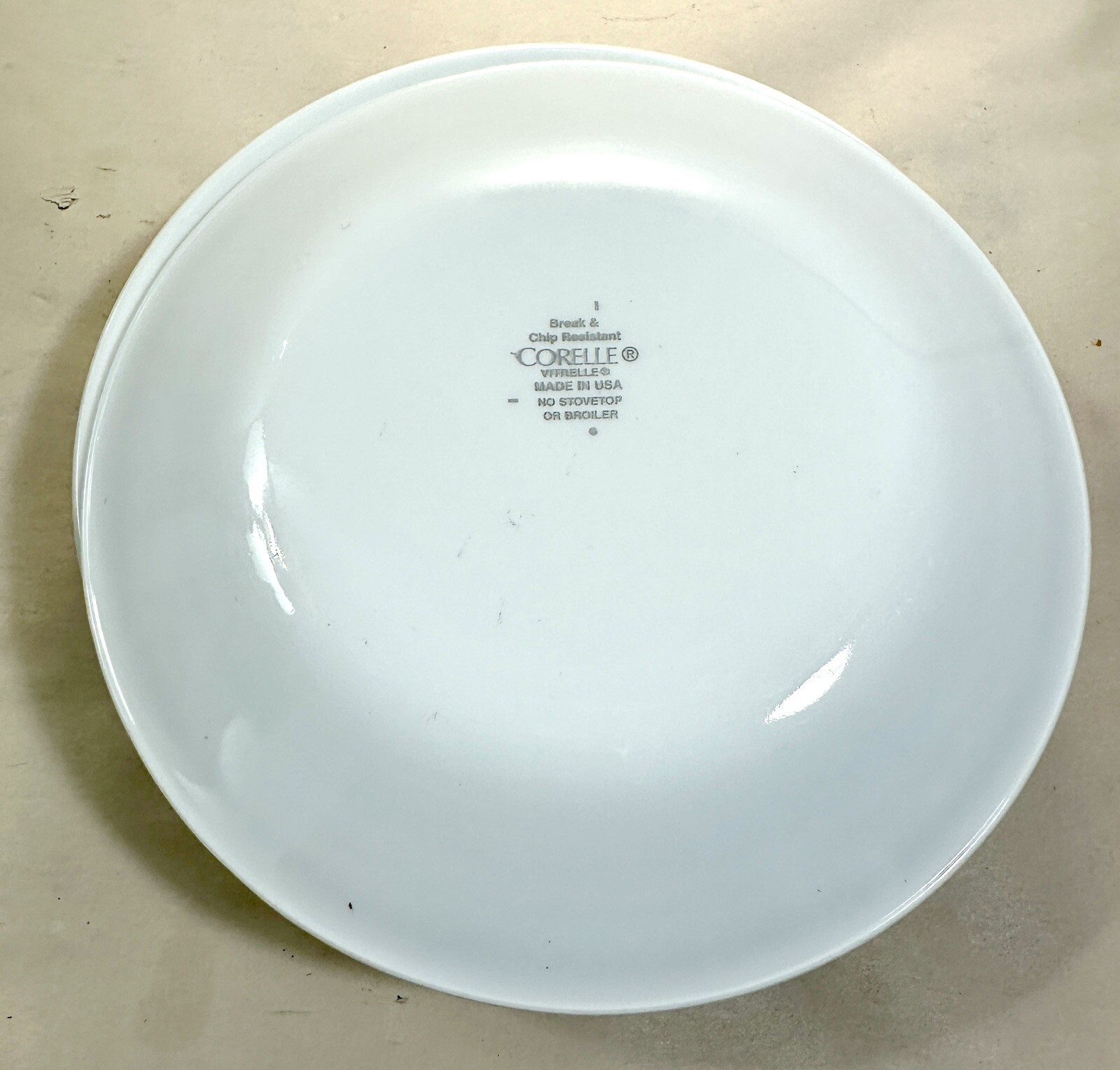 Six (6) Corelle Folk Stitch Salad / Bread / Dessert Plates - 6 ¾" - Unboxed - Image 4