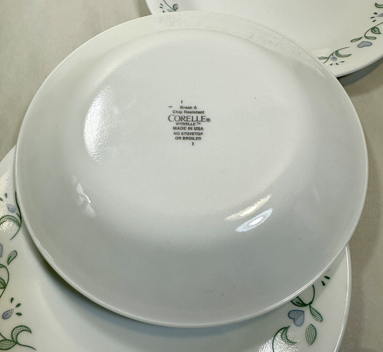Set Of 3 Corelle Country Cottage 6 3/4" Bread & Butter / Dessert Plates - NEW - Image 2