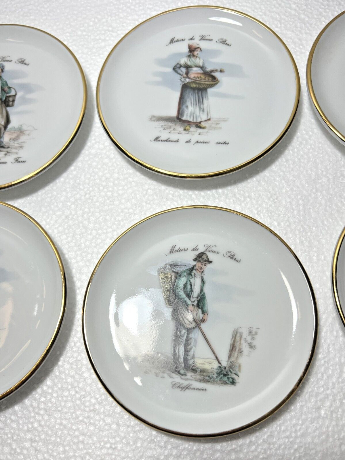 Vintage Bavaria Miniature Plates - Metiers du Vieux Paris / Trades of Old Paris - Image 3