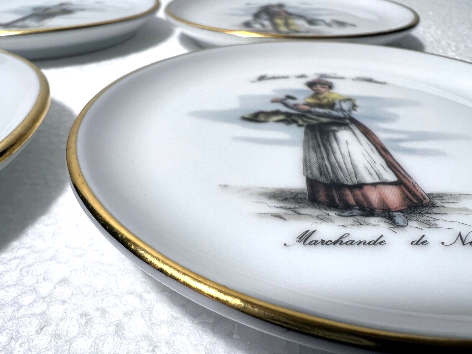 Vintage Bavaria Miniature Plates - Metiers du Vieux Paris / Trades of Old Paris - Image 7