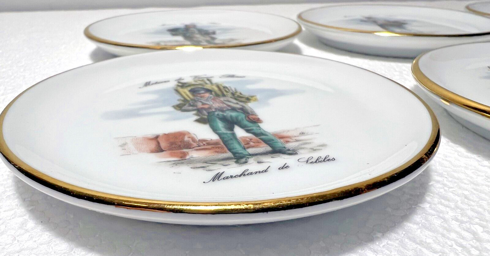 Vintage Bavaria Miniature Plates - Metiers du Vieux Paris / Trades of Old Paris - Image 8