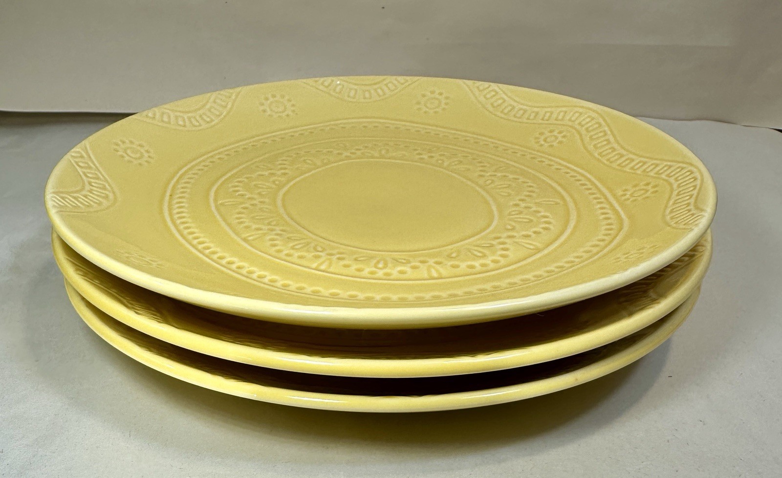 Kennet Buttercup by Threshold - Three Salad Plates 8.5" - New Old Stock, Unused - Image 6
