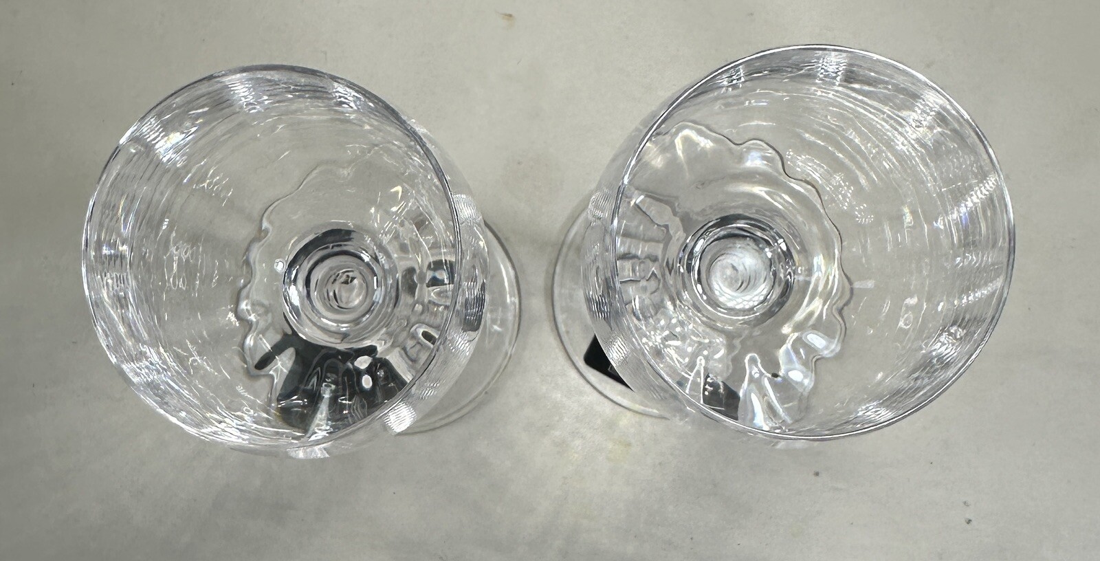 Two Mikasa Crystal Stephanie Cordial Glasses - Austria - 6” - Stickers on Base - Image 4