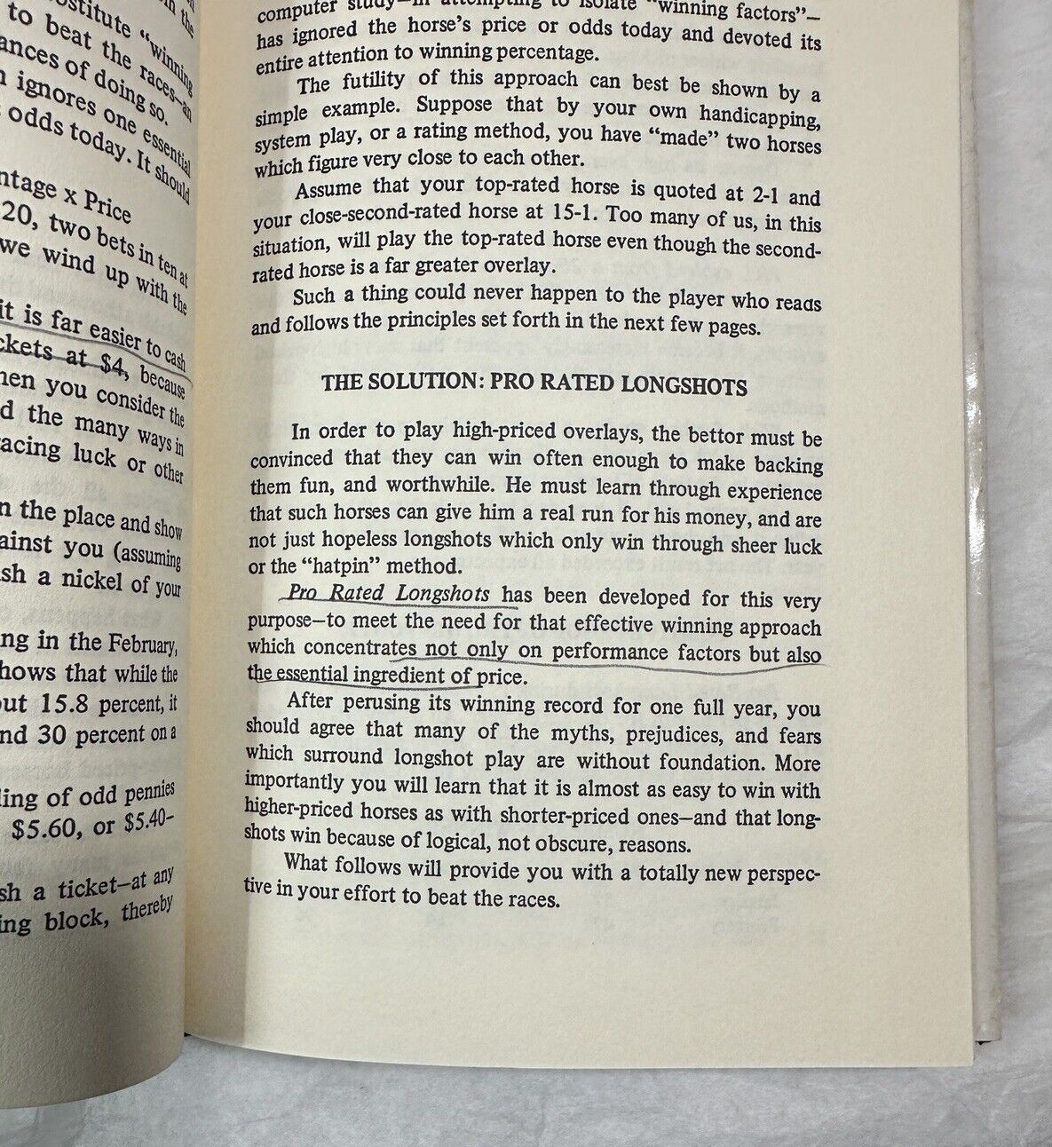 Dan Geer - Pro Rated Longshots - 1975 1st Ed. - Horse Race Betting - Vintage - Image 9