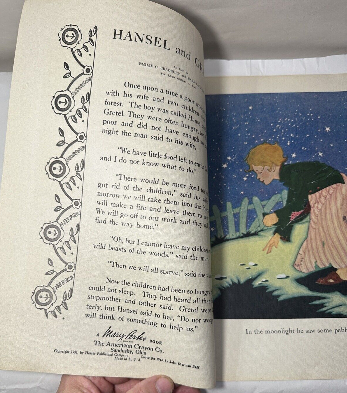 Hansel and Gretel - 1943 American Crayon Co. - Mary Perks - Image 1