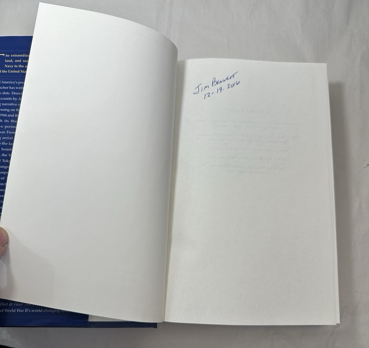 The Fleet at Flood Tide - James D. Hornfischer - Immaculate First Edition HC/DJ - Image 2