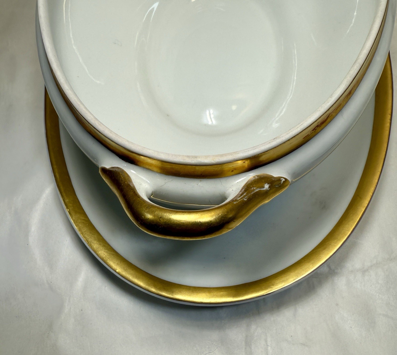Antique Dulin & Martin Co. Porcelain Lidded Dish / Gravy Boat - GDA Limoges - Image 8