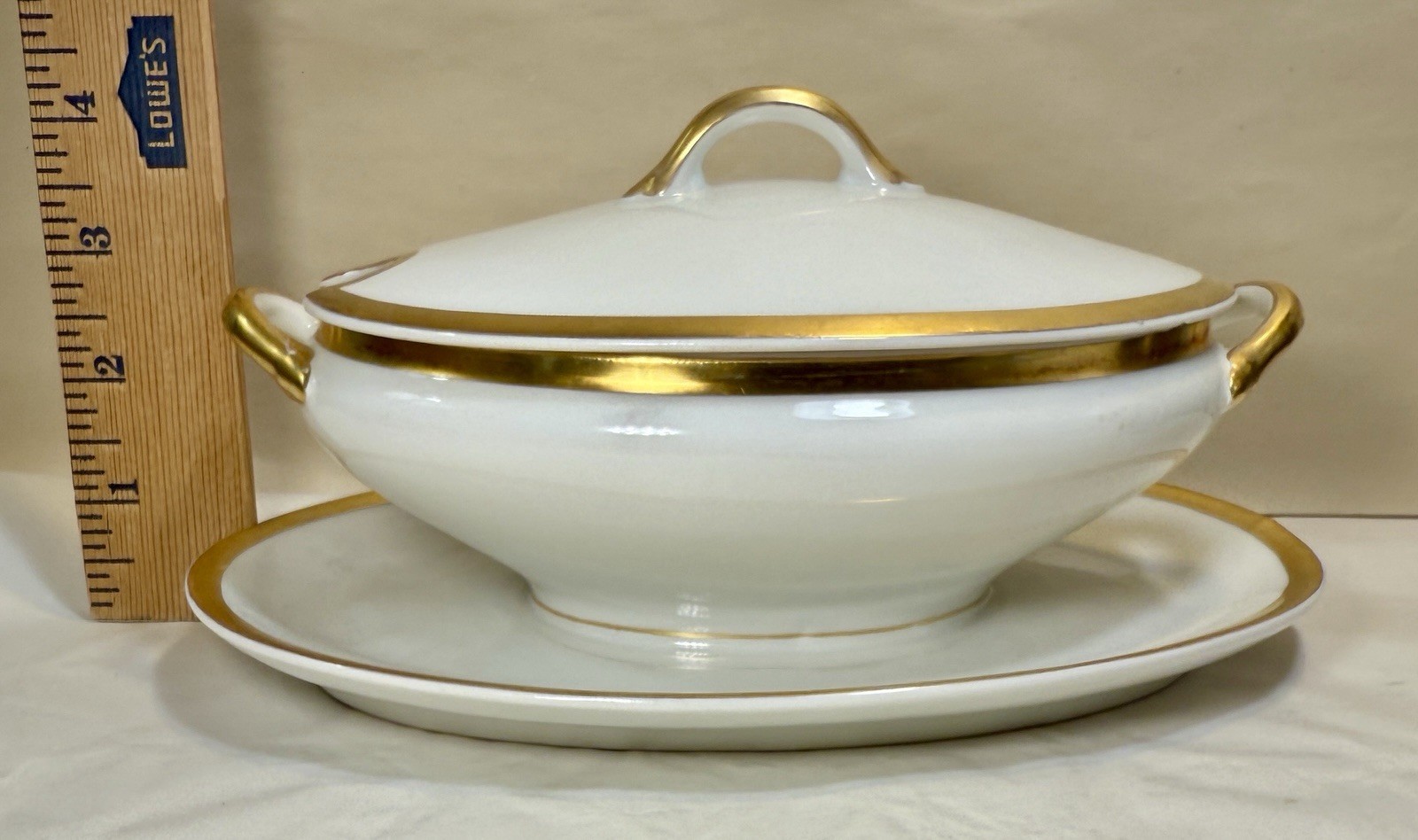 Antique Dulin & Martin Co. Porcelain Lidded Dish / Gravy Boat - GDA Limoges - Image 10