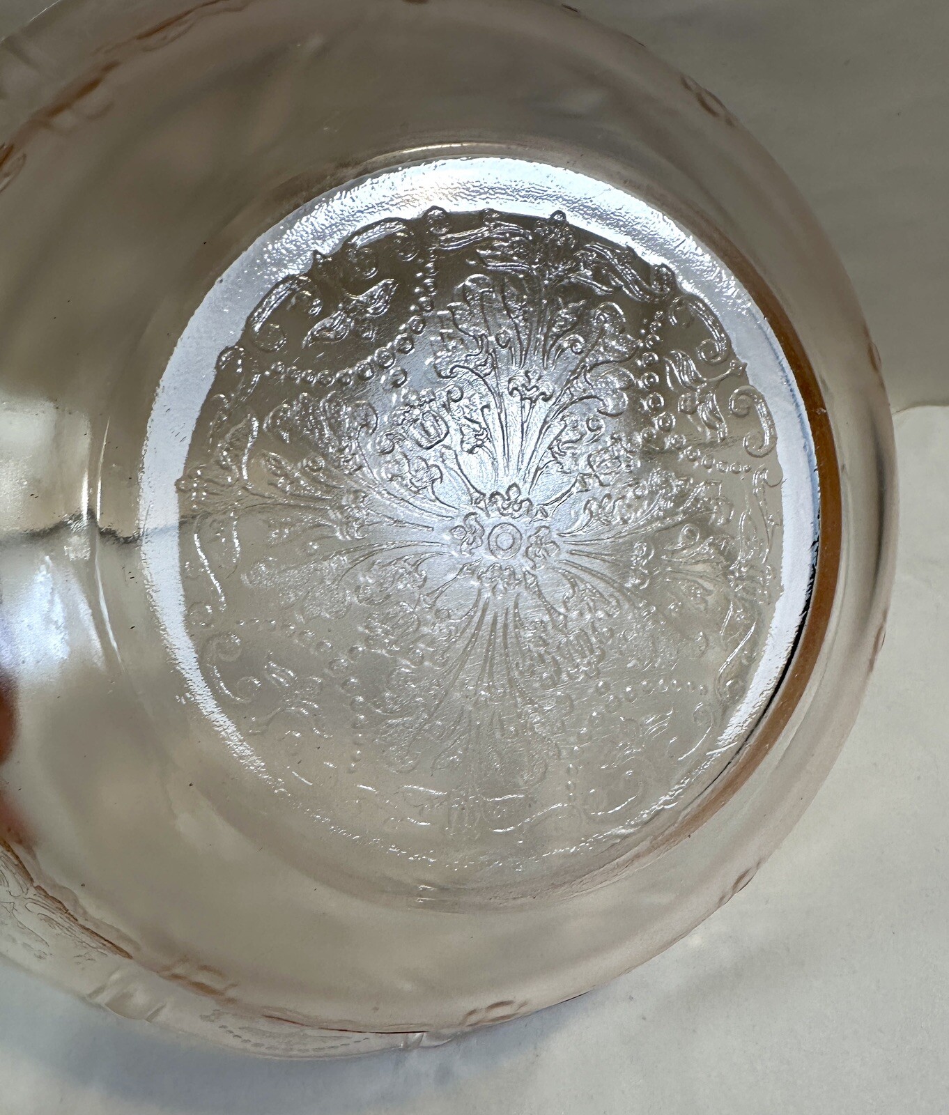 American Sweetheart Pink Depression Glass Berry Bowl Set 6 Pieces - Image 9