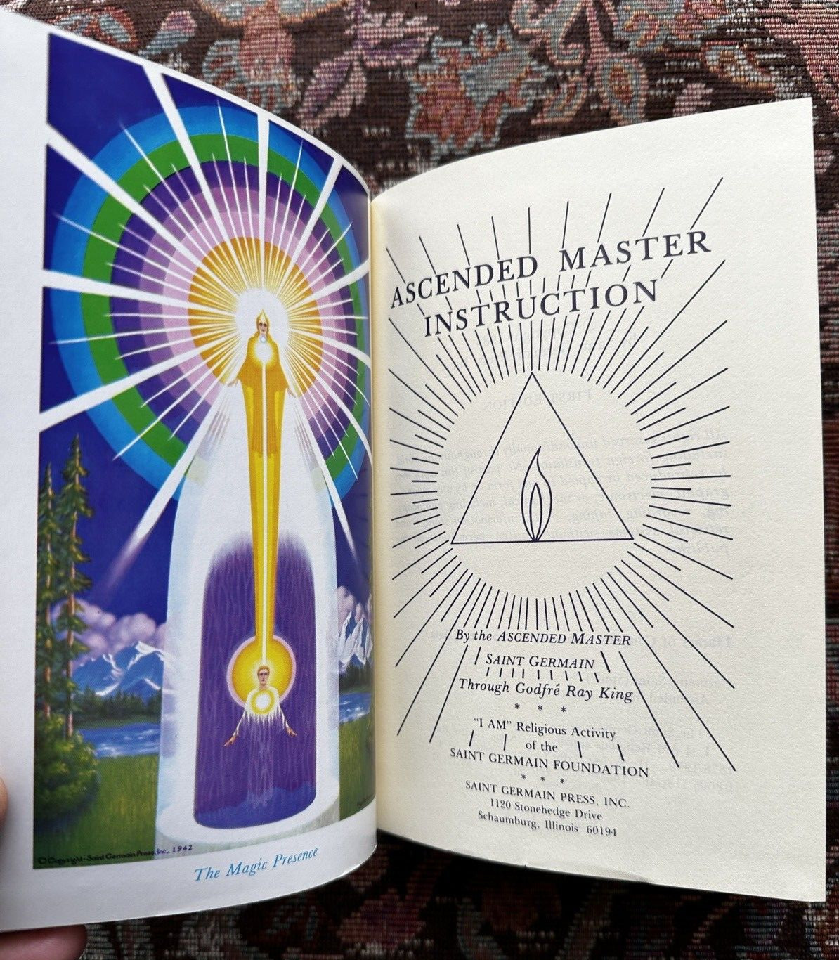 Ascended Master Instruction Saint Germain Press Volume 4 HC 1985 First Edition - Image 2