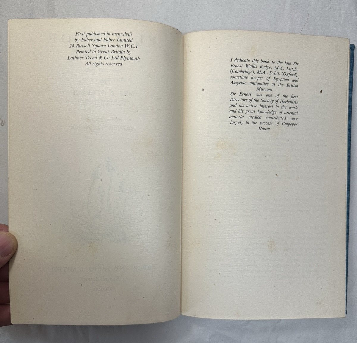 Elixirs of Life -- C. F. Leyel -- 1948 First Edition HC - Image 3