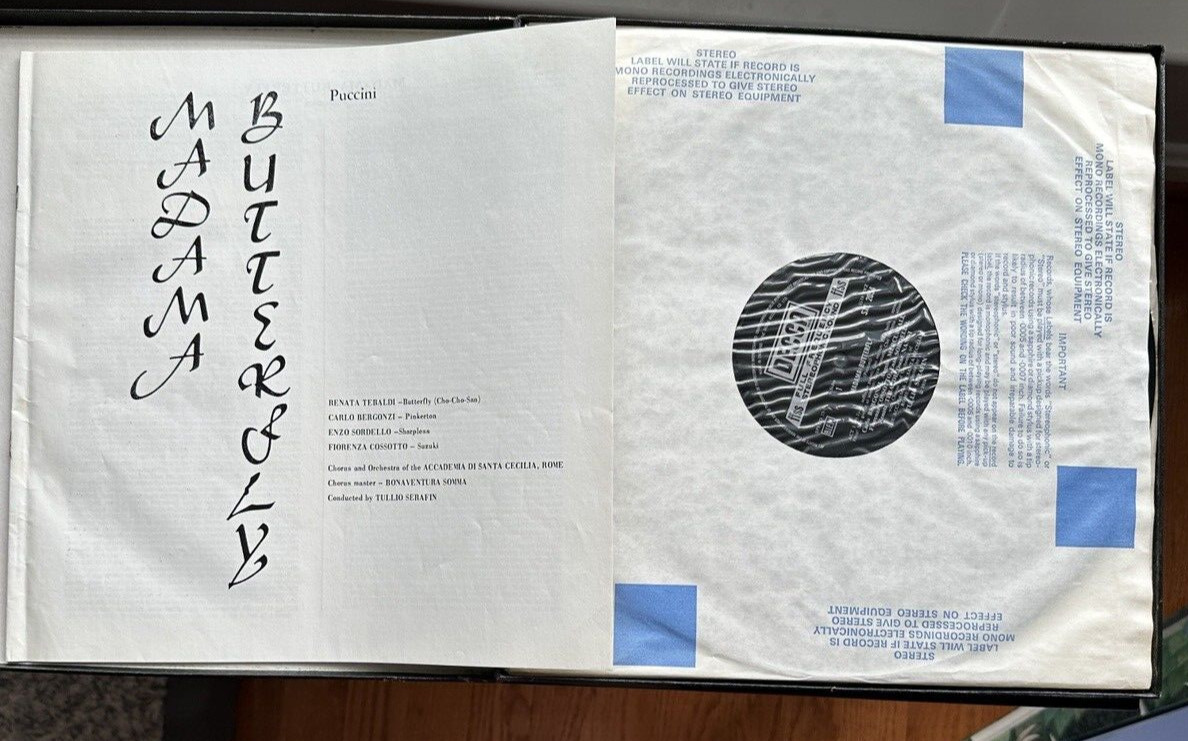Puccini: Madame Butterfly - Tebaldi, Bergonzi, Serafin - DECCA SXL 2054-6  UK - Image 1