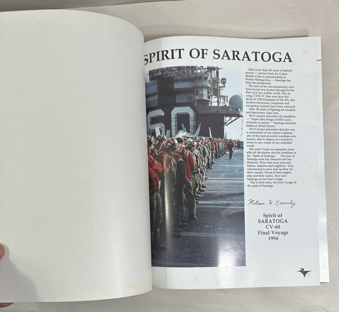 Spirit of Saratoga: The Final Voyage - 1994 - Taylor Publishing Co. - Brand New - Image 2