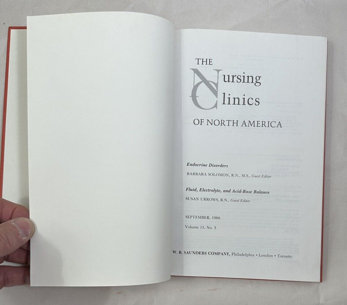 The Nursing Clinics of North America- 11 Volumes -- Excellent Condition - Image 1