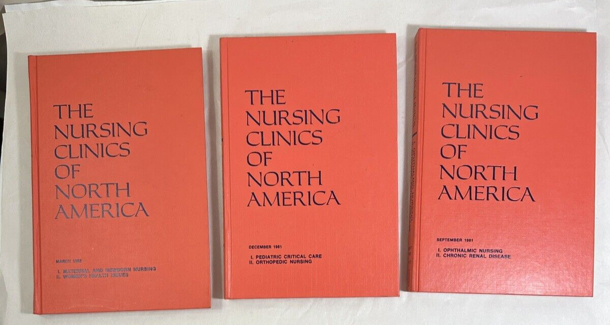 The Nursing Clinics of North America- 11 Volumes -- Excellent Condition - Image 5