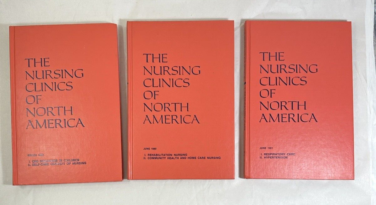 The Nursing Clinics of North America- 11 Volumes -- Excellent Condition - Image 6