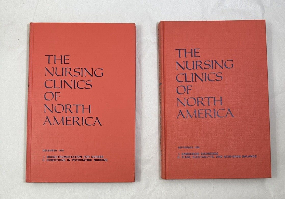 The Nursing Clinics of North America- 11 Volumes -- Excellent Condition - Image 8