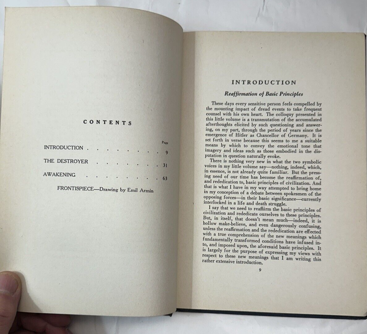 *SIGNED* Joy Cometh in the Morning by J. Z. Jacobson 1941 M. Ceshinski Hardcover - Image 4