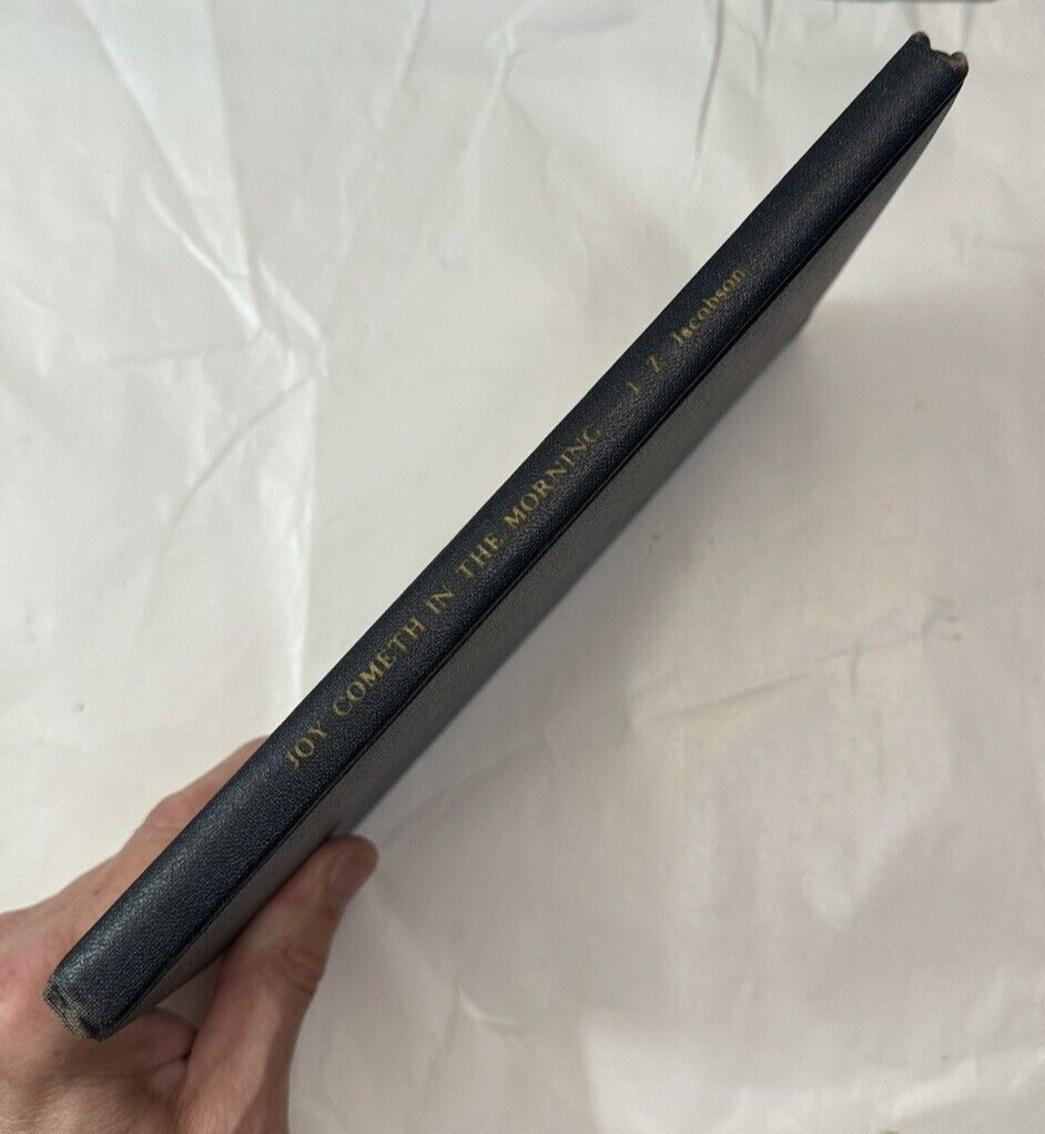 *SIGNED* Joy Cometh in the Morning by J. Z. Jacobson 1941 M. Ceshinski Hardcover - Image 6