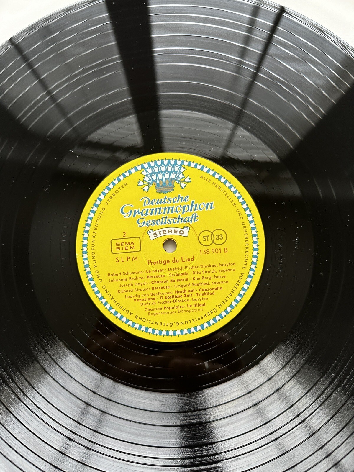 Prestige du Lied - DG 138 901 Stereo - Seefried, Bumbry, Borg, Fischer-Dieskau - Image 4