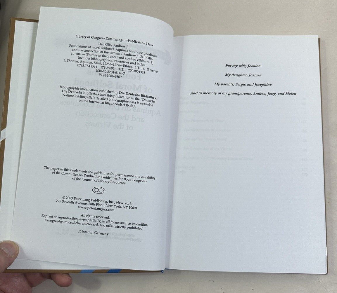Foundations of Moral Selfhood: Aquinas on Divine Goodness - Andrew J. Dell'Olio - Image 2