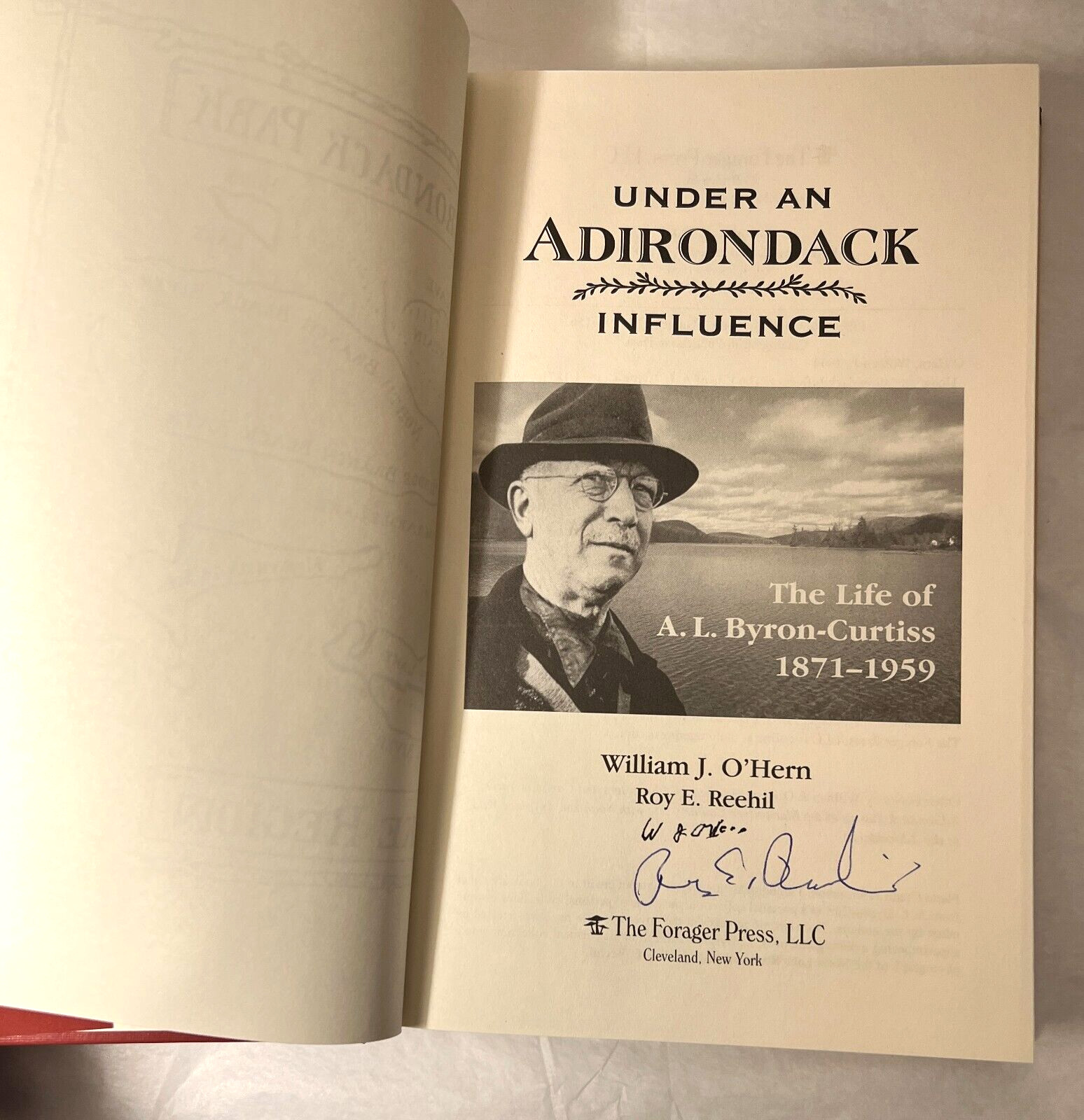 SIGNED - Under an Adirondack Influence:  Life of A. L. Byron-Curtiss - HARDCOVER - Image 1
