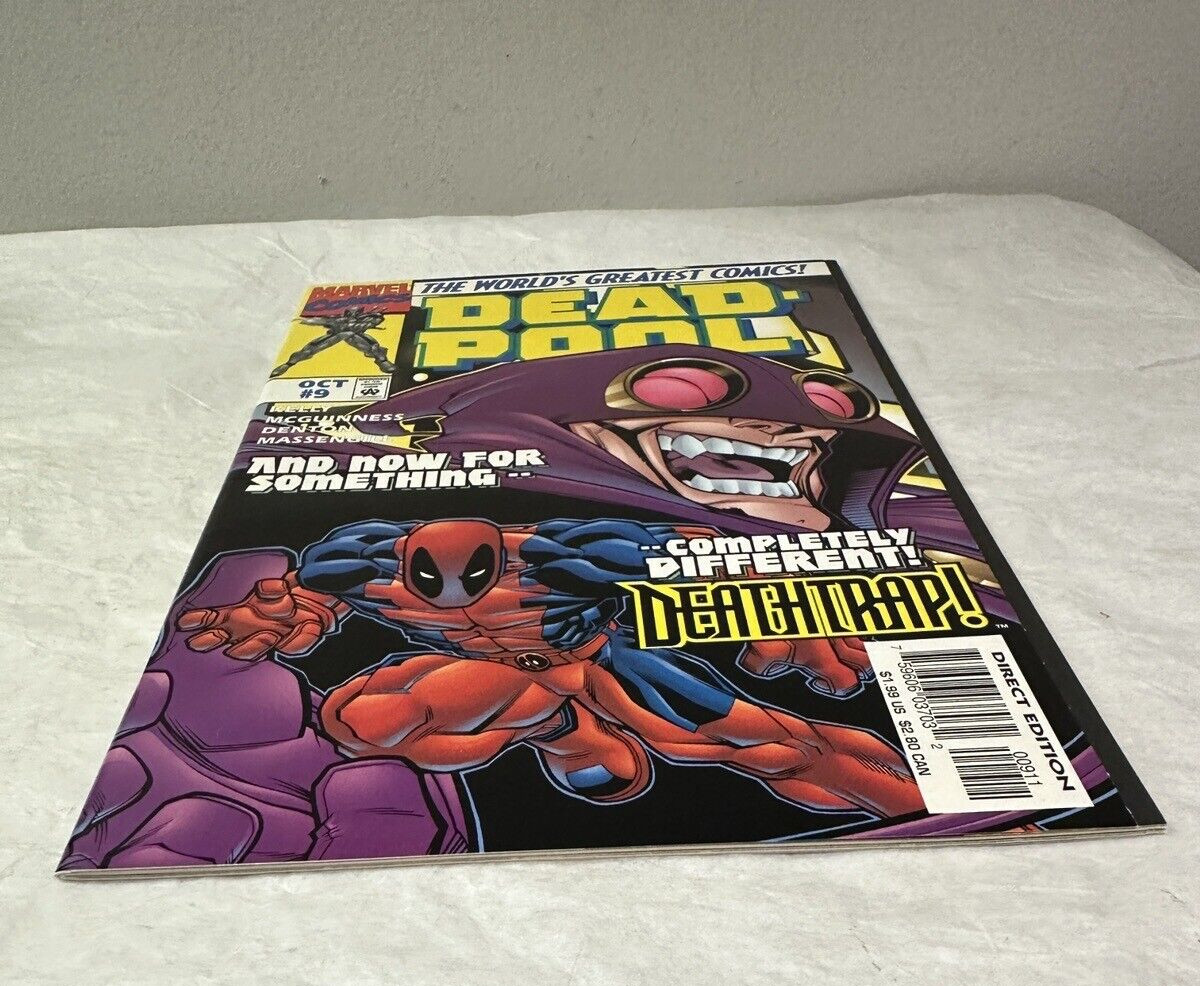 Deadpool #9 • 1st Appearance of Deathtrap | Marvel (Oct 1997)   |      M I N T - Image 4