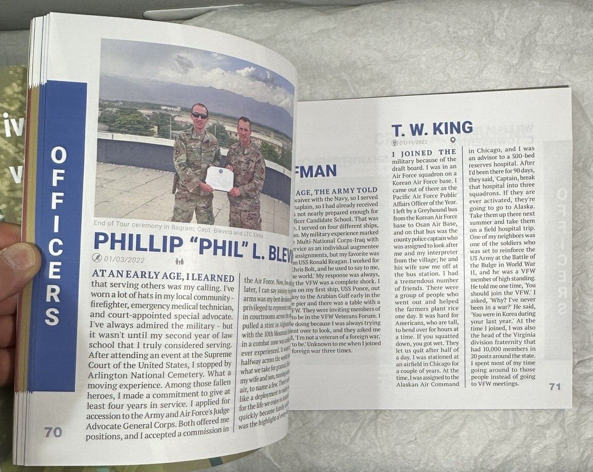 In My Words The Oral History Project 2022 - Veterans of Foreign Wars - Virginia - Image 10