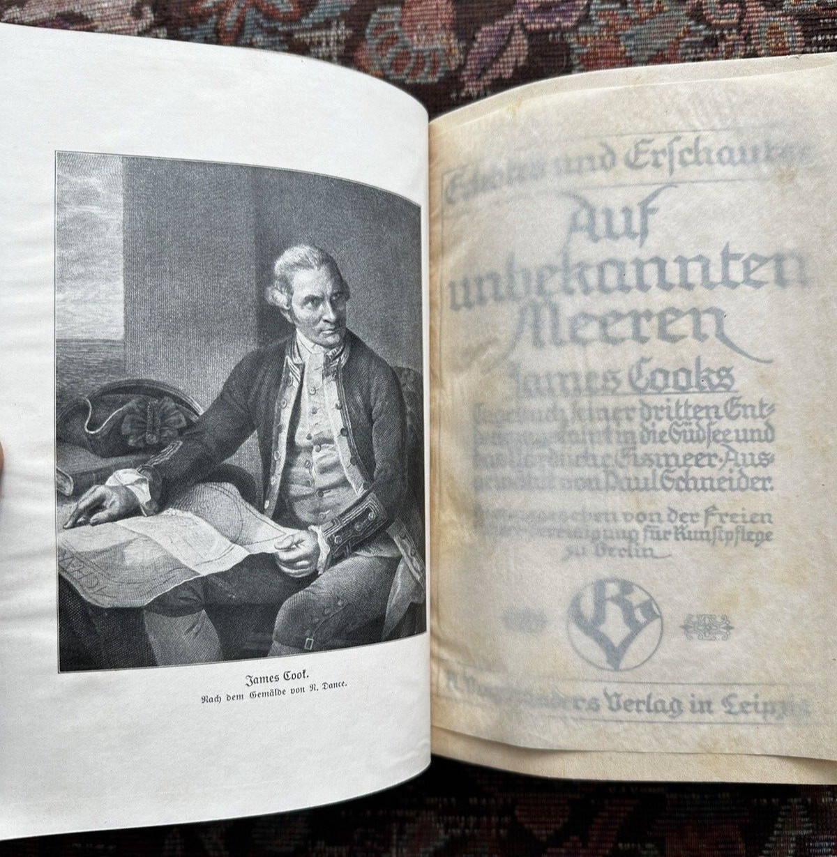 On unknown seas:  James Cook's diary of his third voyage of discovery ... 1912 - Image 2