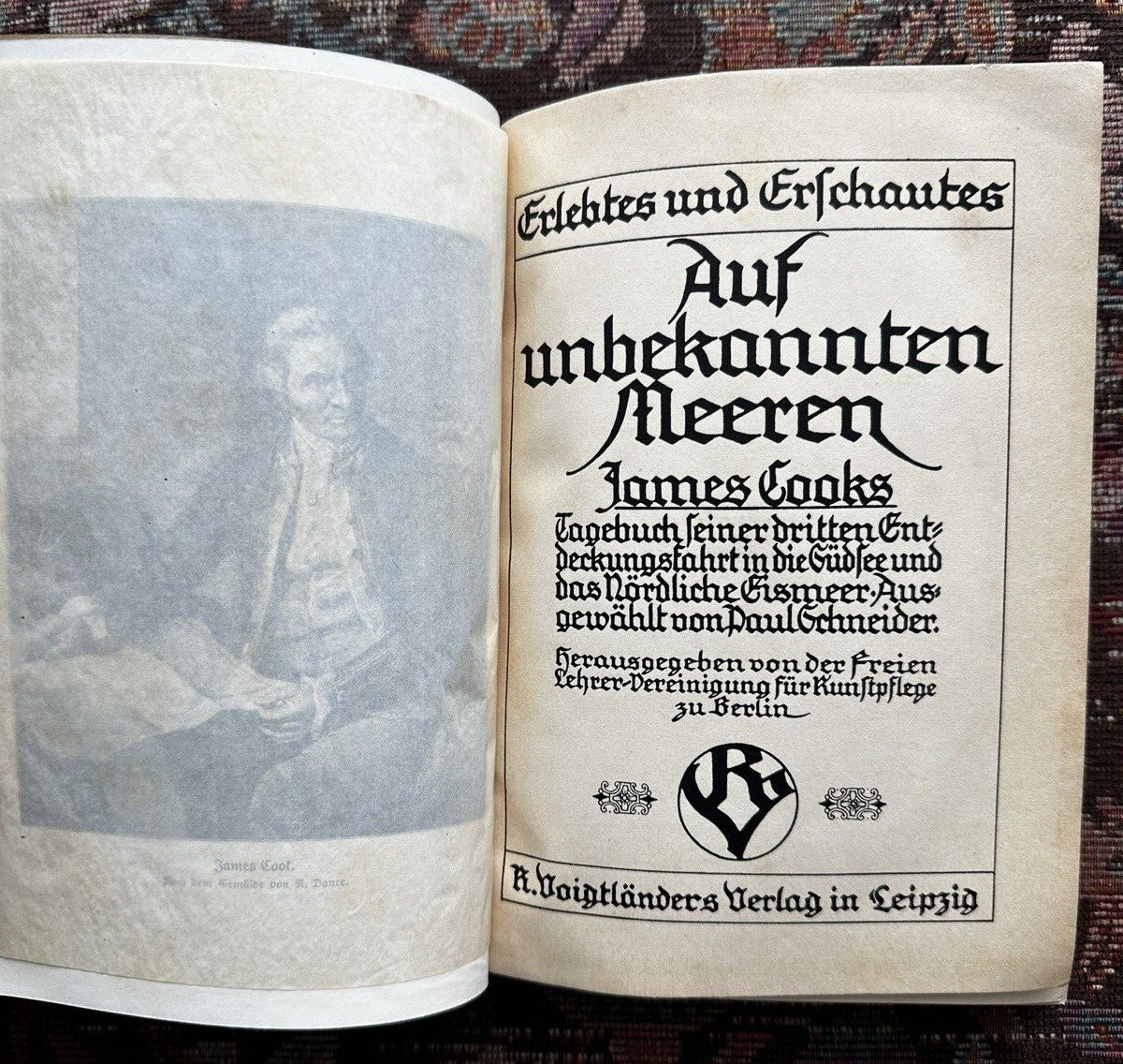 On unknown seas:  James Cook's diary of his third voyage of discovery ... 1912 - Image 3