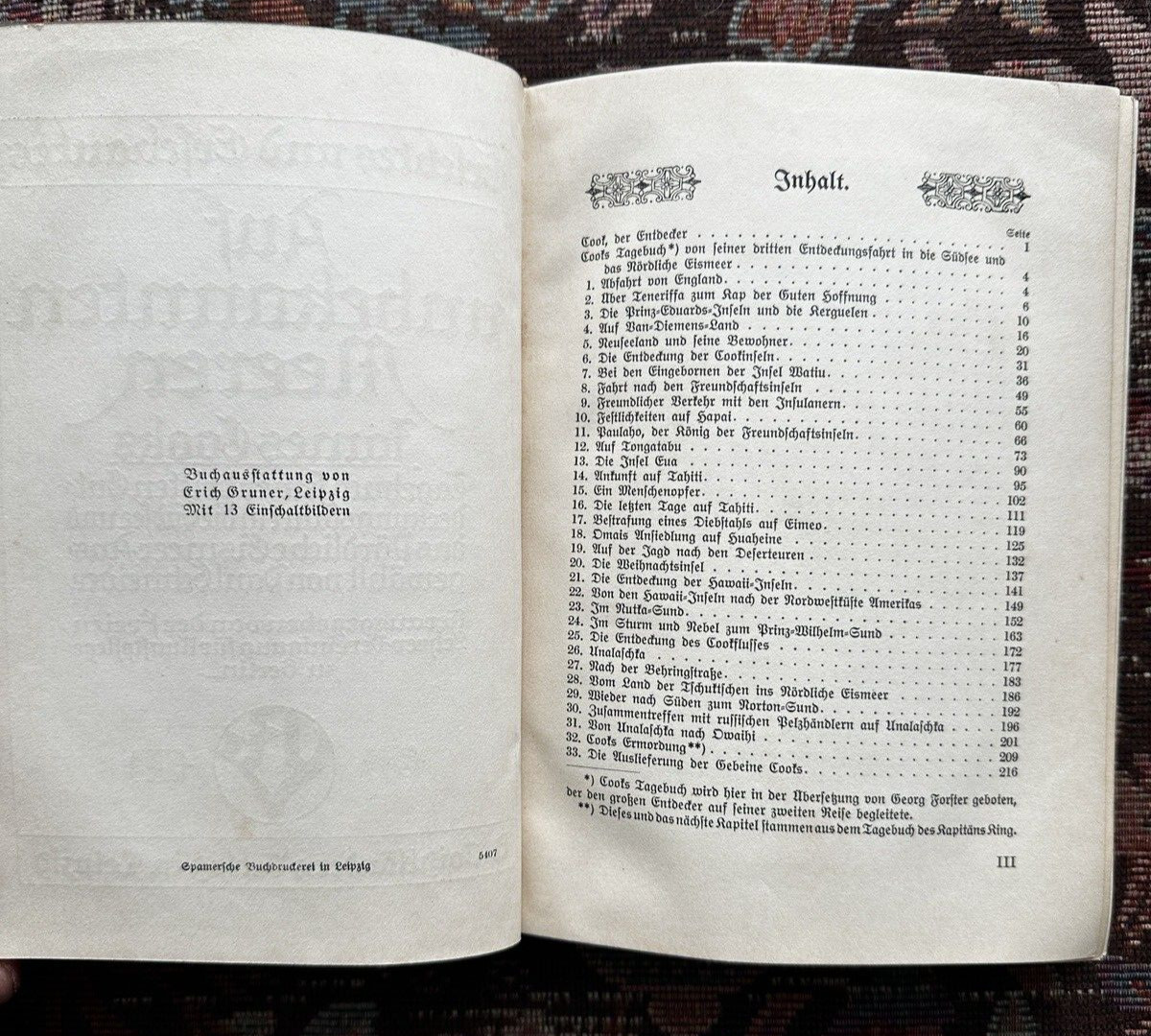 On unknown seas:  James Cook's diary of his third voyage of discovery ... 1912 - Image 4