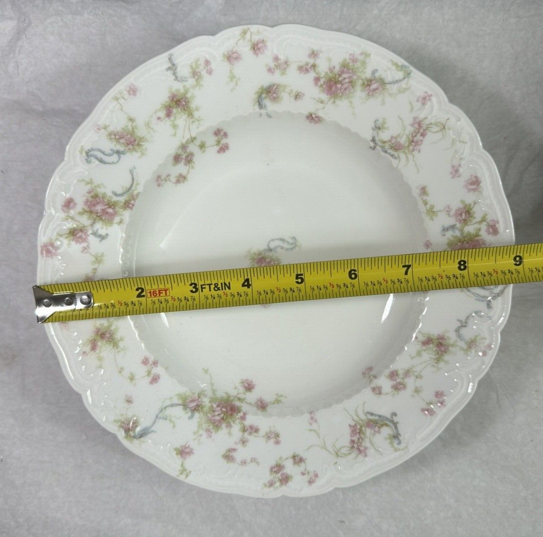 Four (4) Haviland 9" Soup / Salad Serving Bowls - Schleiger 57-8 Blank 207 - Image 3