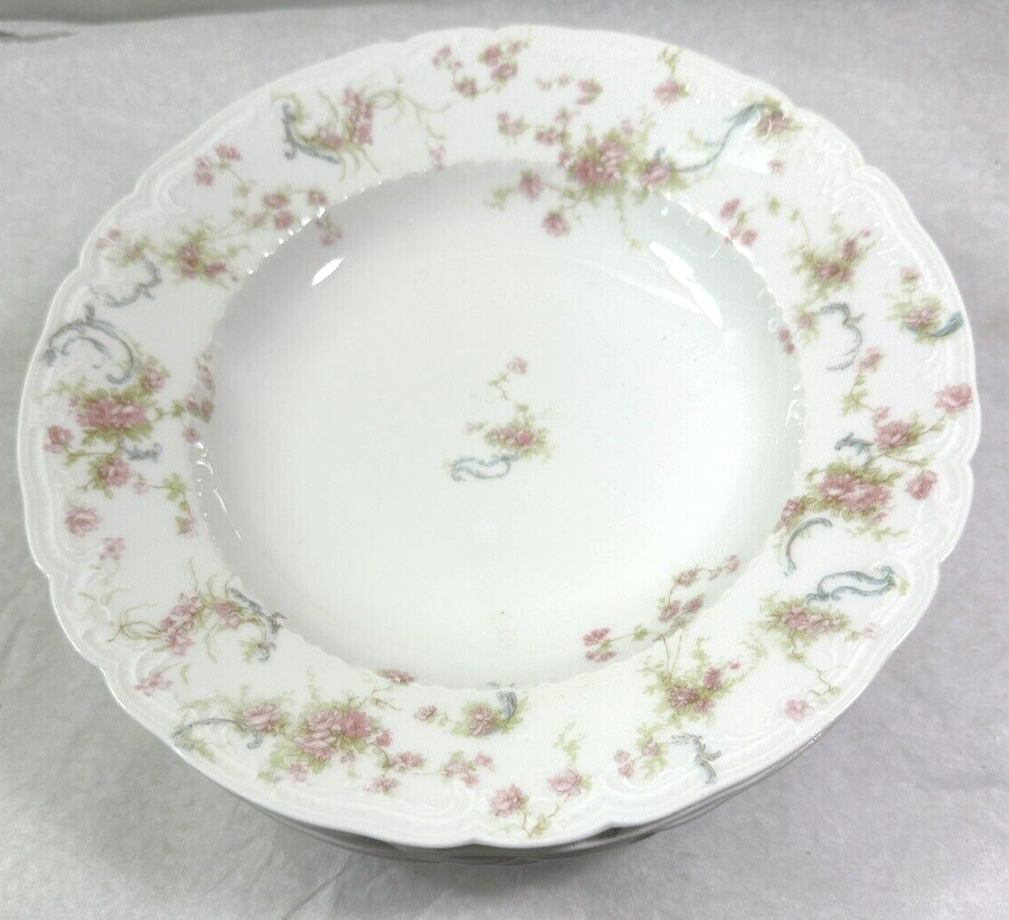 Four (4) Haviland 9" Soup / Salad Serving Bowls - Schleiger 57-8 Blank 207 - Image 6