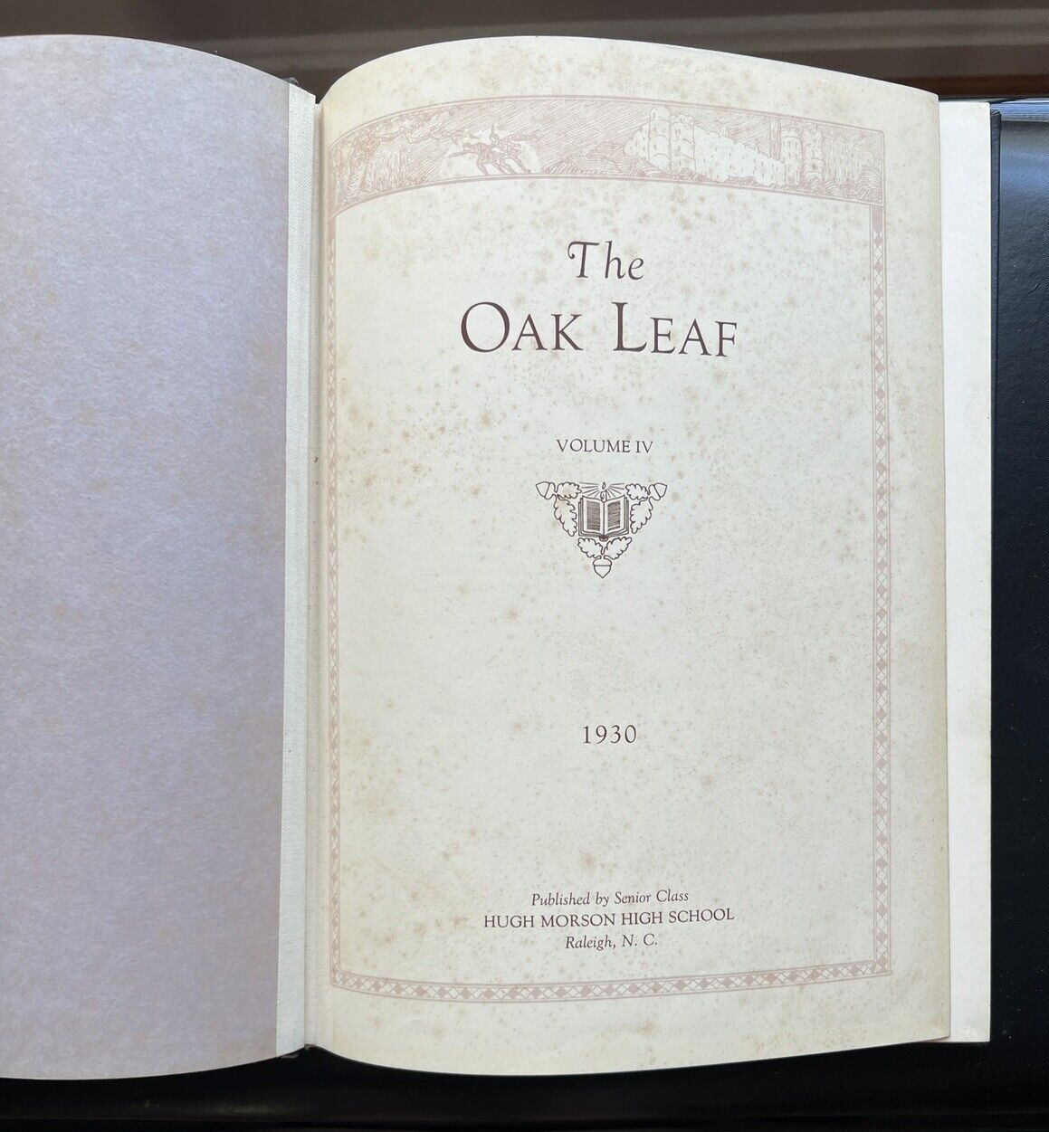 The Oak Leaf 1930 - Hugh Morson High School (Raleigh, North Carolina) - ORIGINAL - Image 2