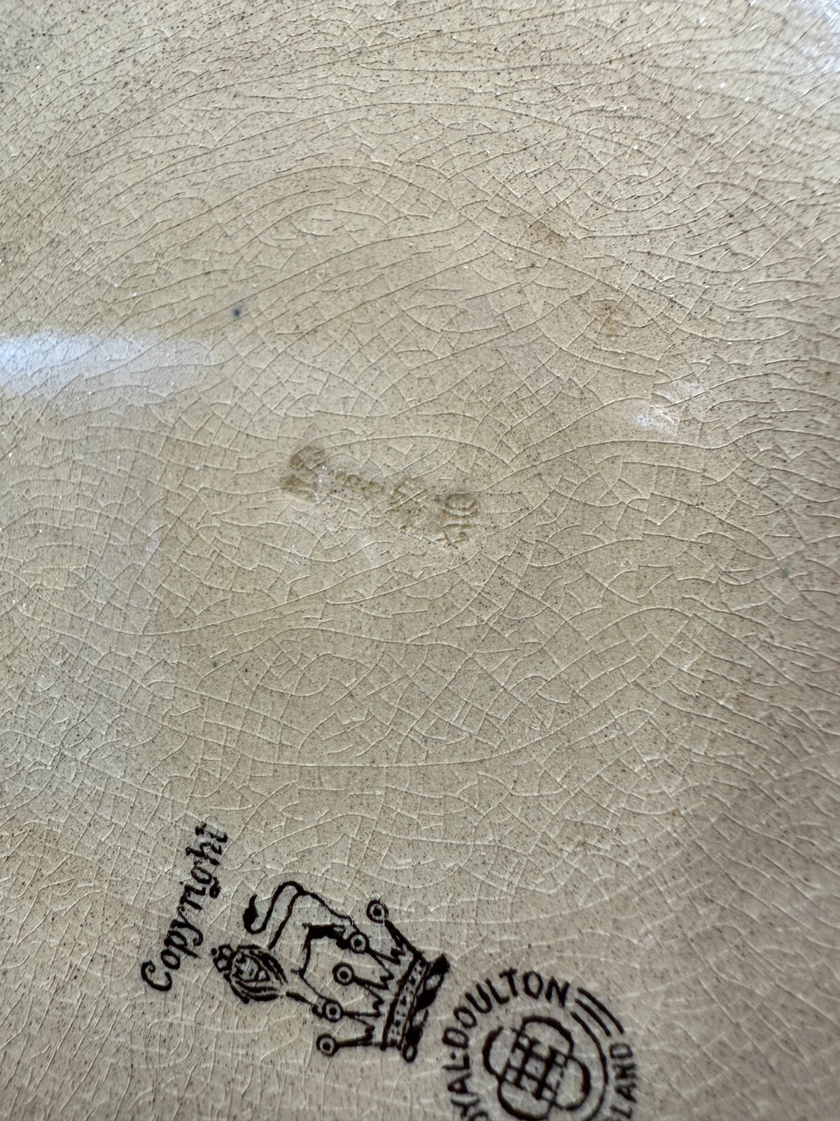 Antique Royal Doulton Venice Gondolier Plate - 10 1/4" - Manufactured 1908 - Image 3