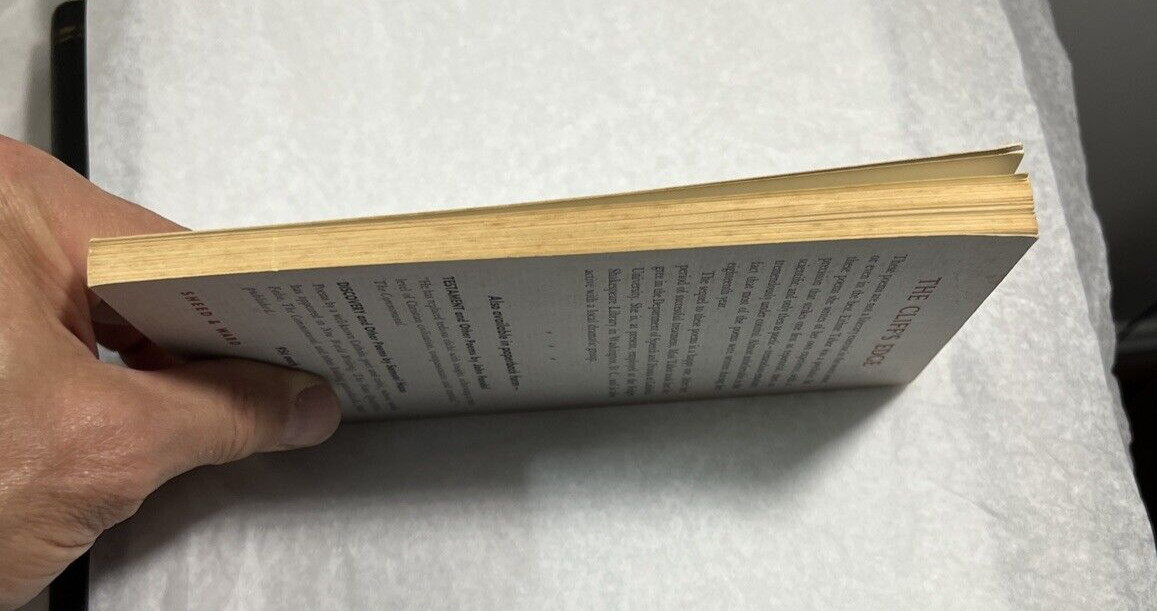 The Cliff's Edge: Songs of a Psychotic - Eithne Tabor - Paperback, 1959 - Signed - Image 5