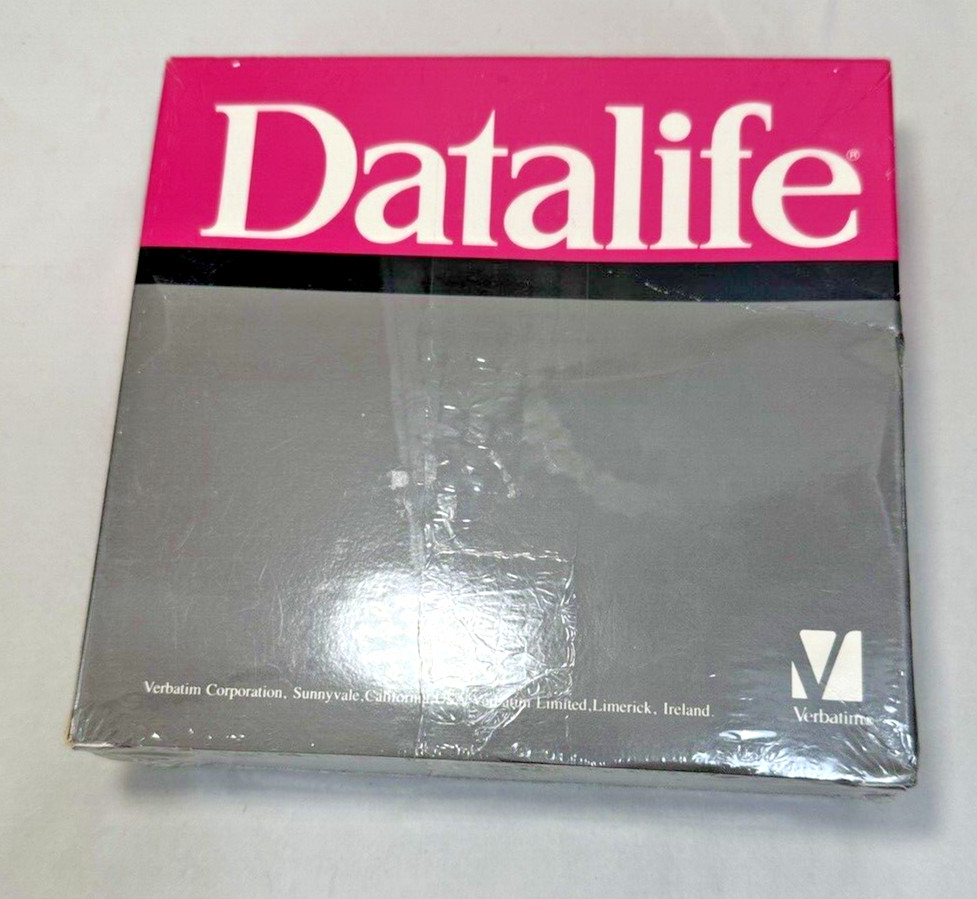 Verbatim DataLife - Minidisks, MD 550-01, Vintage Sealed Box - 10 Count - Image 4