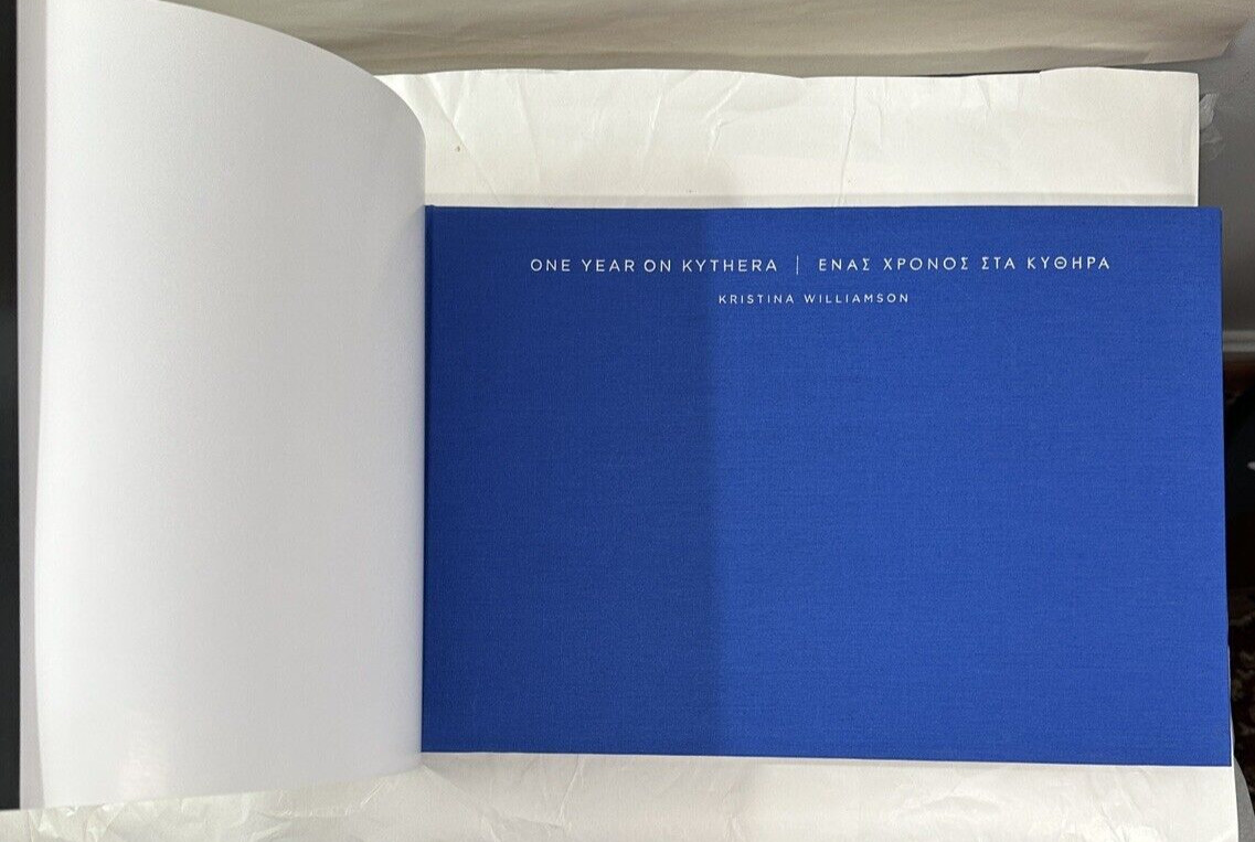 One Year on Kythera - Kristina Williamson - Signed by the Author - HC/DJ, 2013 - Image 3