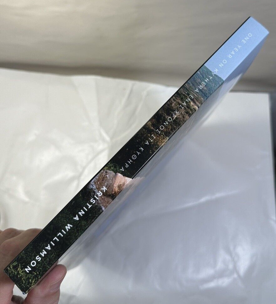 One Year on Kythera - Kristina Williamson - Signed by the Author - HC/DJ, 2013 - Image 4