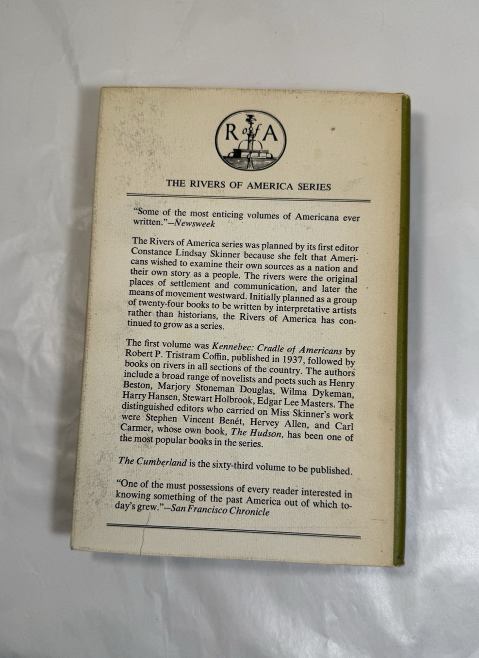 James McCague C Walker 1st Ed 1973 The Cumberland Rivers Of America HC w/DJ - Image 9
