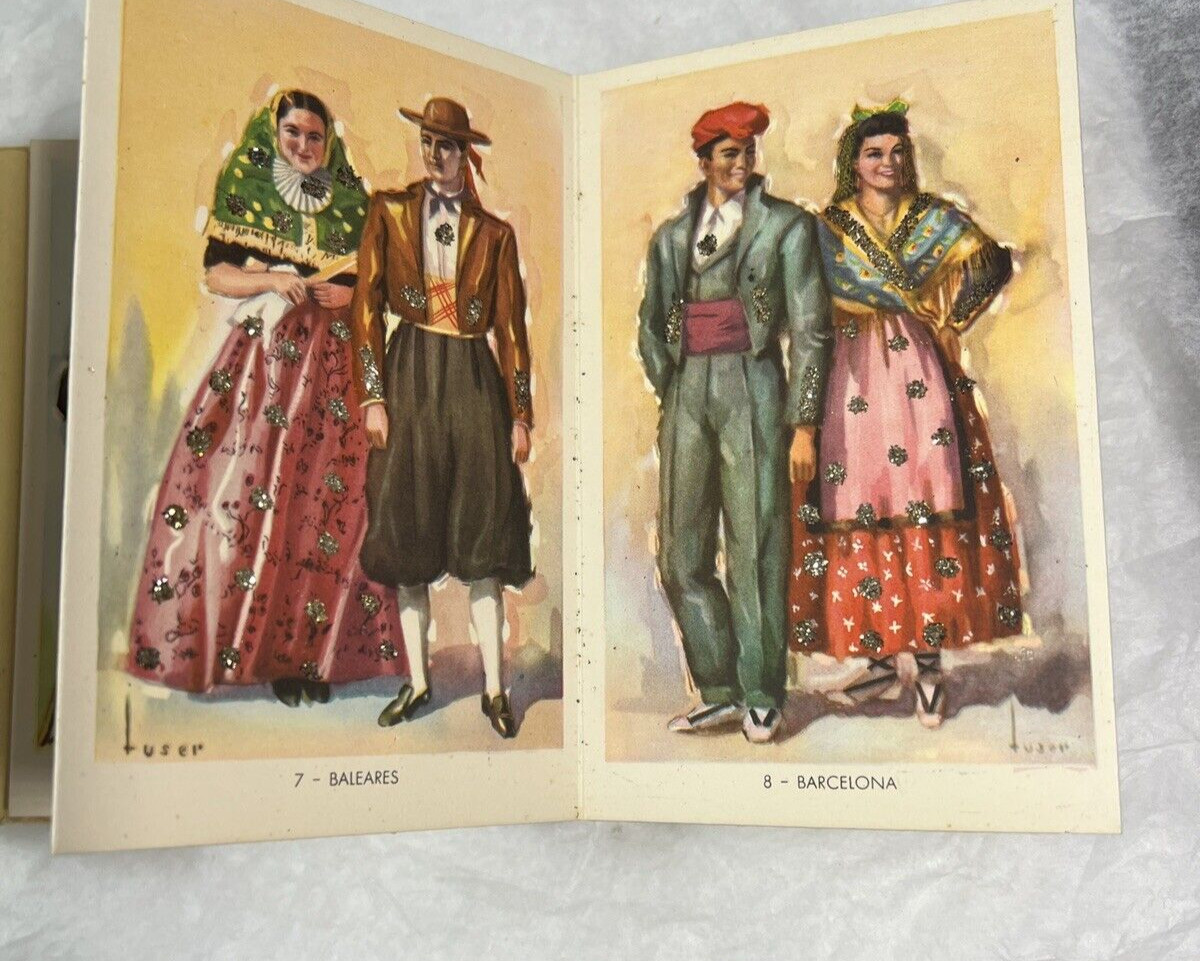 Trajes Tipicos Españoles - Notebook of 50 Postcards - Video - Image 18
