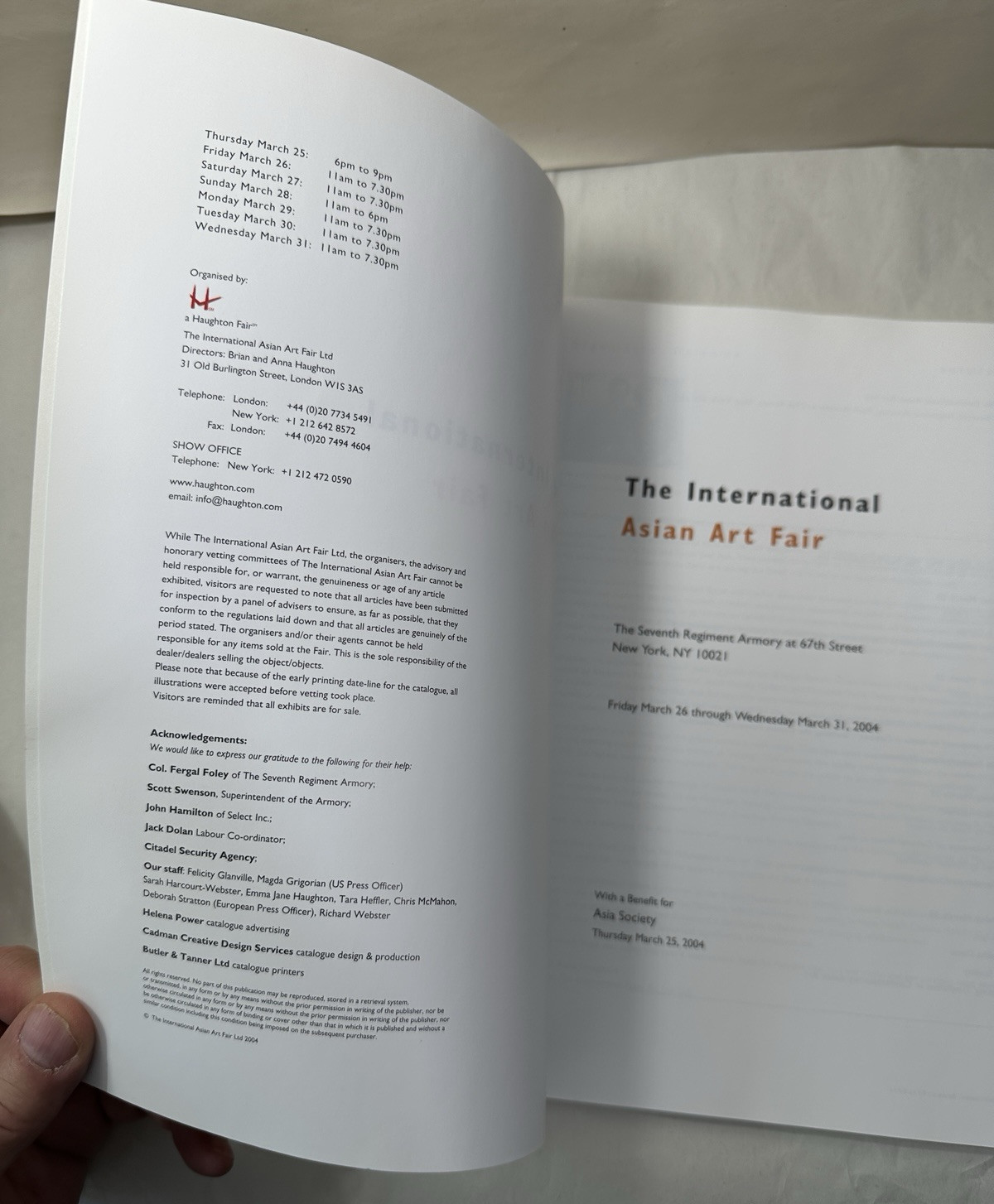 The Ineternational Asian Art Fair - 2004 - The International Asian Art Fair - Image 1