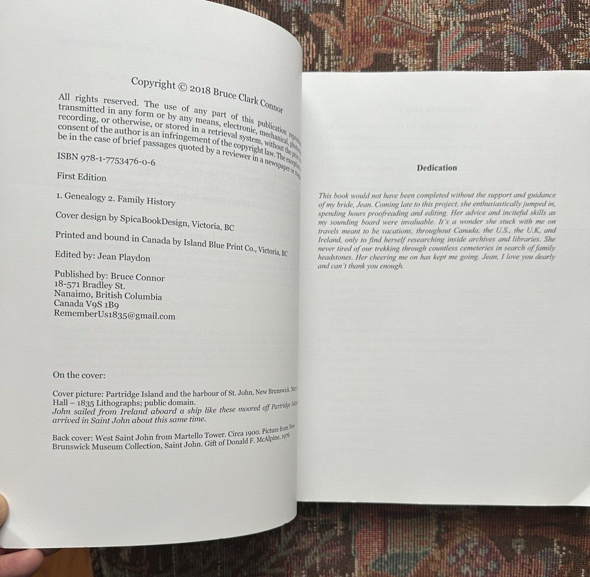 Remember Us: The Story of Our Connor Clan Of West St. John - Volume One - Image 2