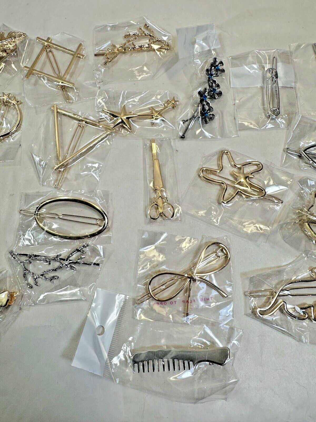 Lot of 21 Women's Hairpins - Brand New in Plastic Wrap - Image 1