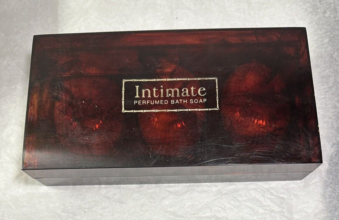 Revlon Intimate Perfumed Bath Soap - New in Plastic - Three Bars 3.6 Ounces Each - Image 1