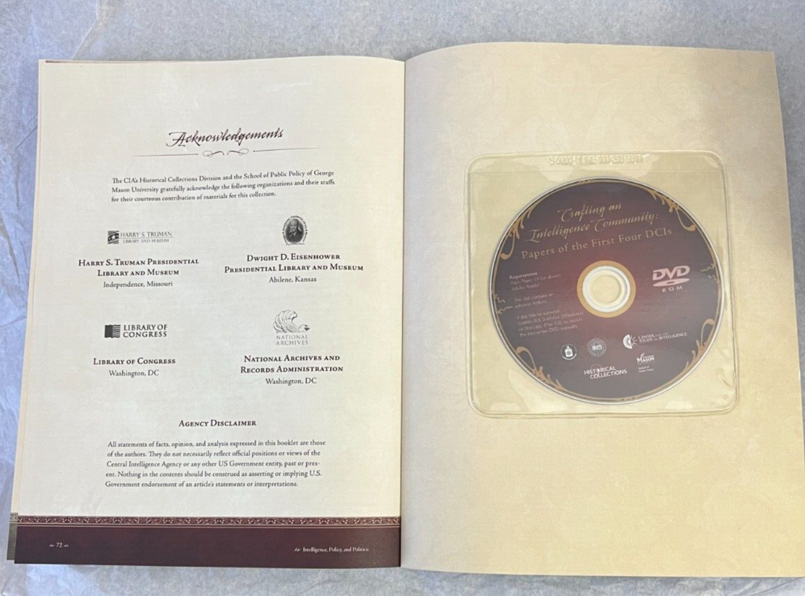 Crafting an Intelligence Community: Papers of the First Four DCIs - Sept. 2012 - Image 5